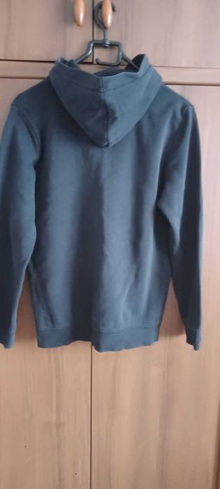 Bluza chłopięca czarna z kapturem, r. S/M