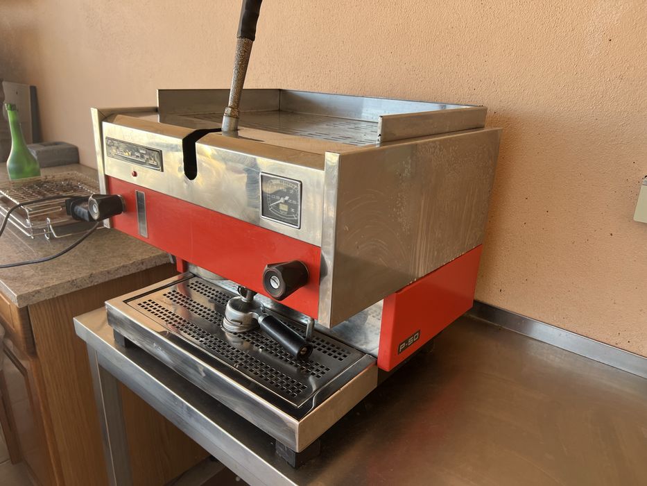 Maquina cafe antiga La Pavoni