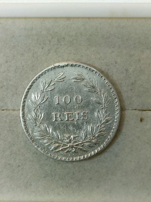 Moeda 100 reis 1853 - Prata