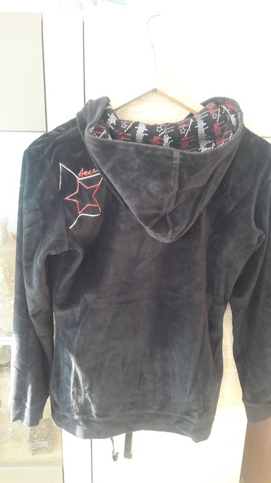 Bluza Reebok czarna welurowa