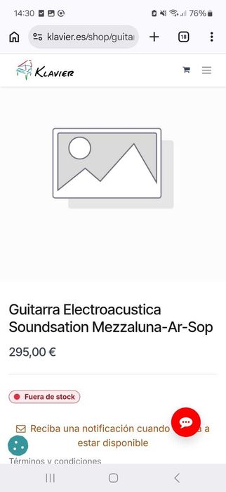 Violão Elétrico - SoundSation Mezzaluna-Ar-Sop