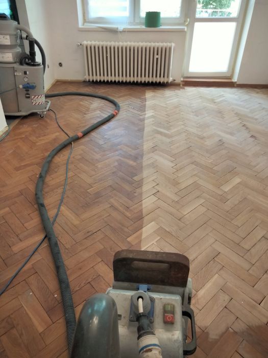 Cyklinowanie parkietu  renowacja podlog lakierowanie