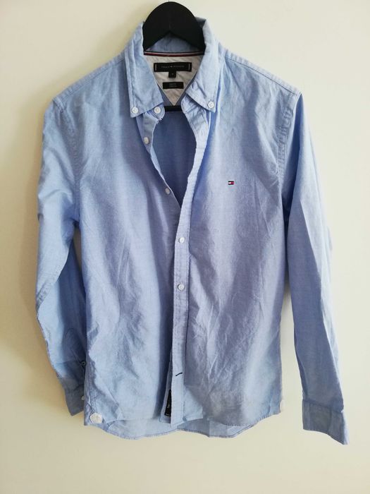 koszula Tommy Hilfiger M 38 niebieska