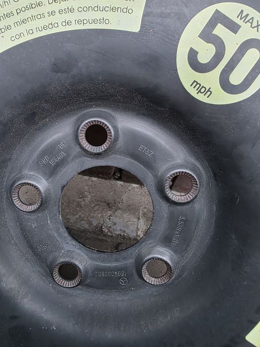 Докатка запаска R16 Mercedes A-class W169 B-class W245 1694000802