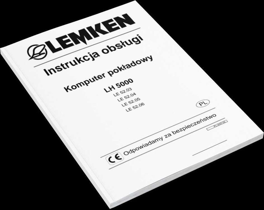 Instrukcja obsługi Komputer pokładowy LH5000 Lemken LH 5000 LE