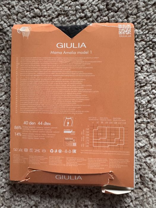 Колготки для вагітних у горошок Giulia Mama Amalia 40