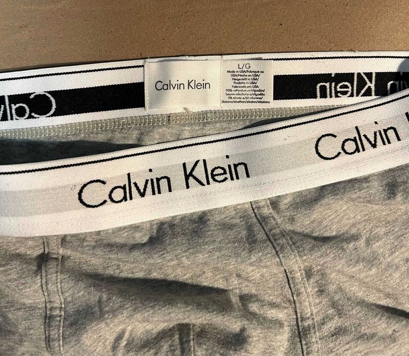 Bielizna calvin klein nowa szara