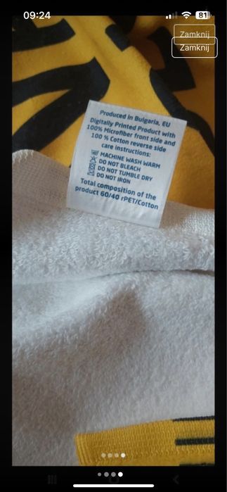 Recznik havana club duzy plazowy