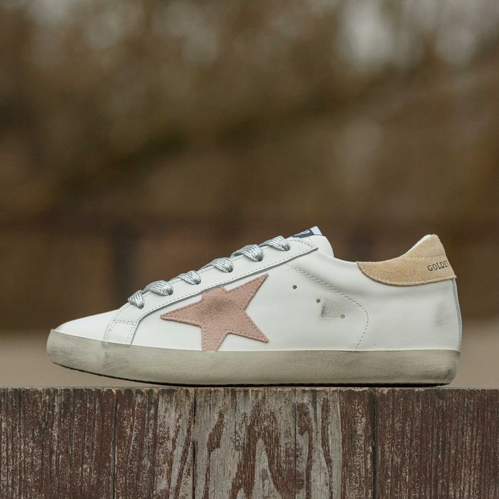 Кросівки Golden Goose White/Pink premium