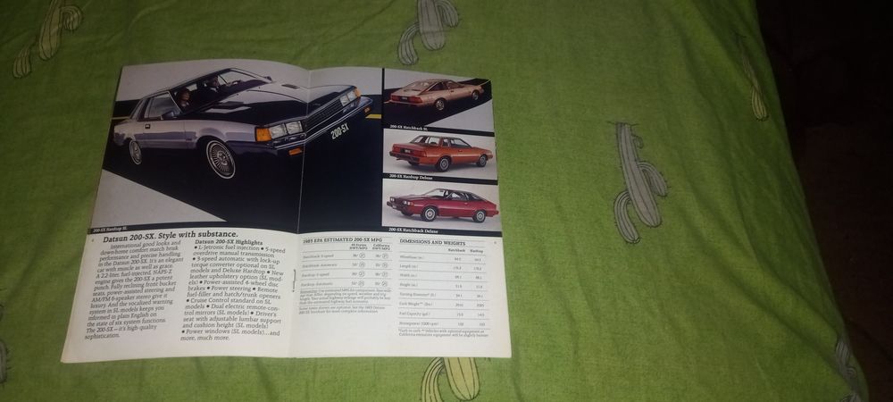 Брошюра Nissan та Datsun 1983 року випуску 83 280-ZX