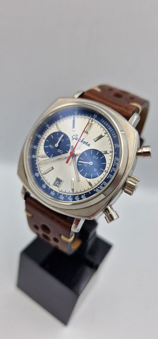 Geckota C-01 Racing Chronograph Panda  - 1-st Generation - MecaQuartz