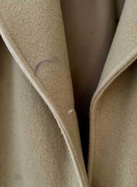 Smith Signature camelowy, bardzo długi płaszcz dla wysokich,prochowiec
