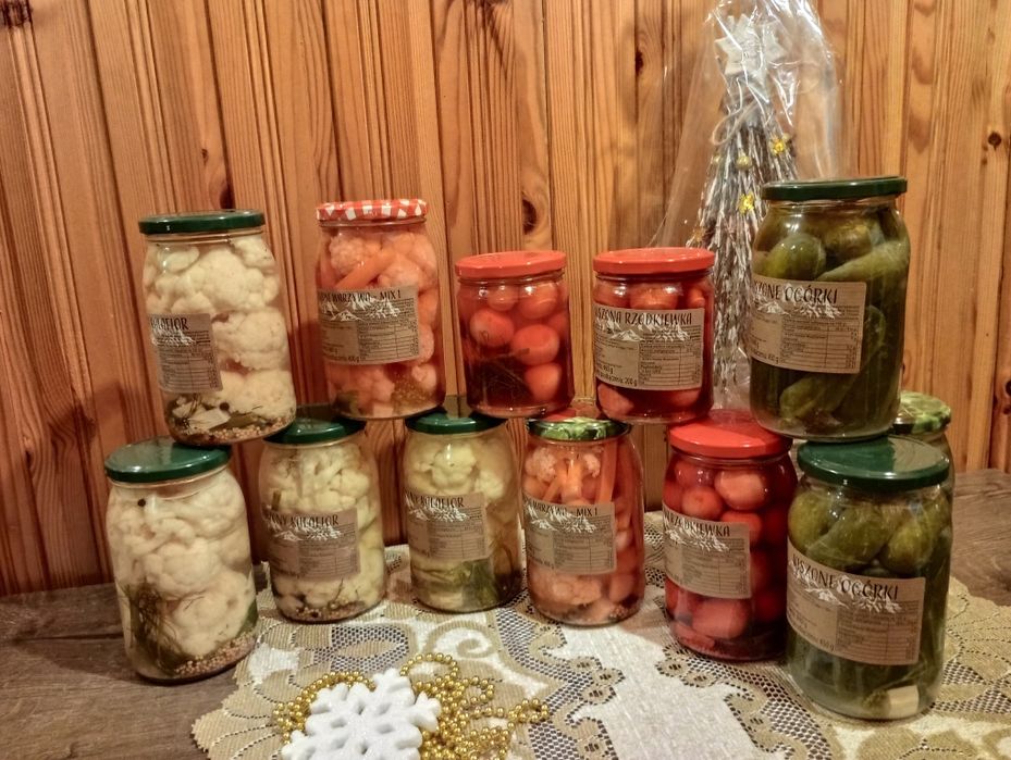 Domowe,Naturalne Przetwory,Sok,Dżem,Salatka obiadowa, zdrowy Prezent