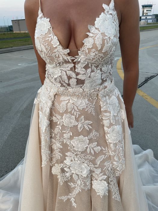 Suknia ślubna Kayli capuccino Sofia Rein XS- 165 cm (regulowana)