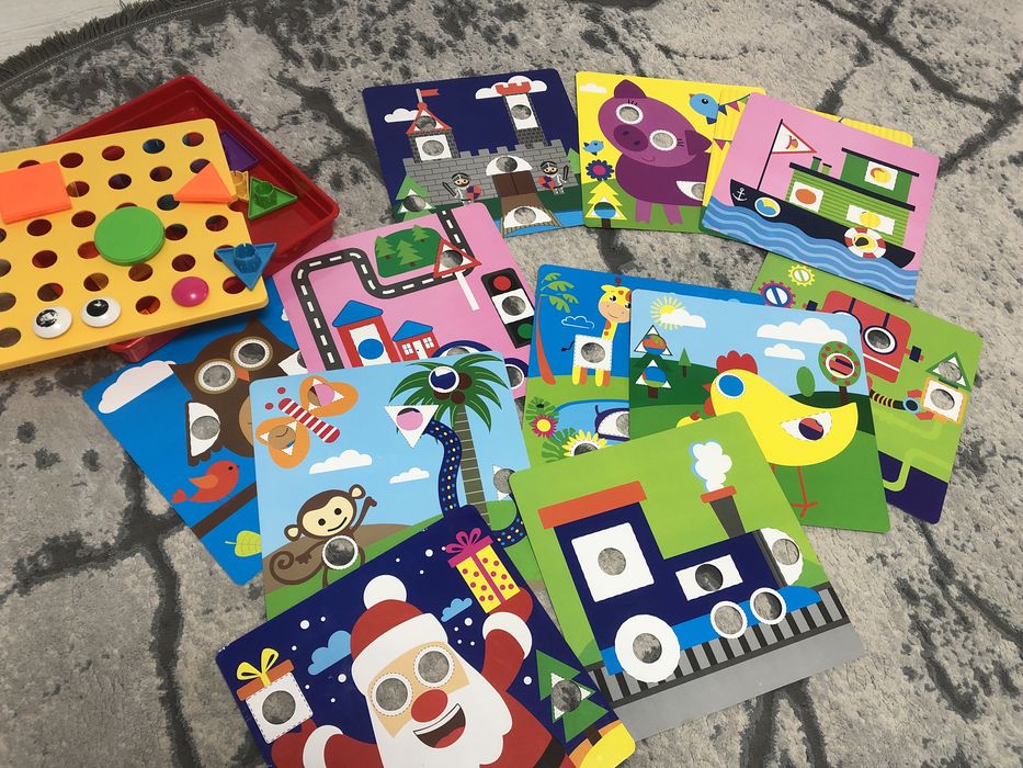 Мозаика крупная с трафаретами