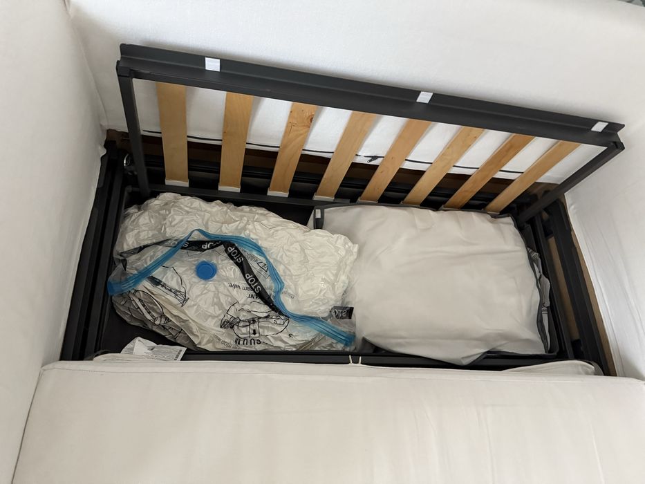 Sofá Cama branco ikea