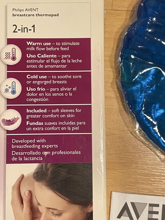 Discos de gel térmicos da philips avent  (breastcare thermocare)