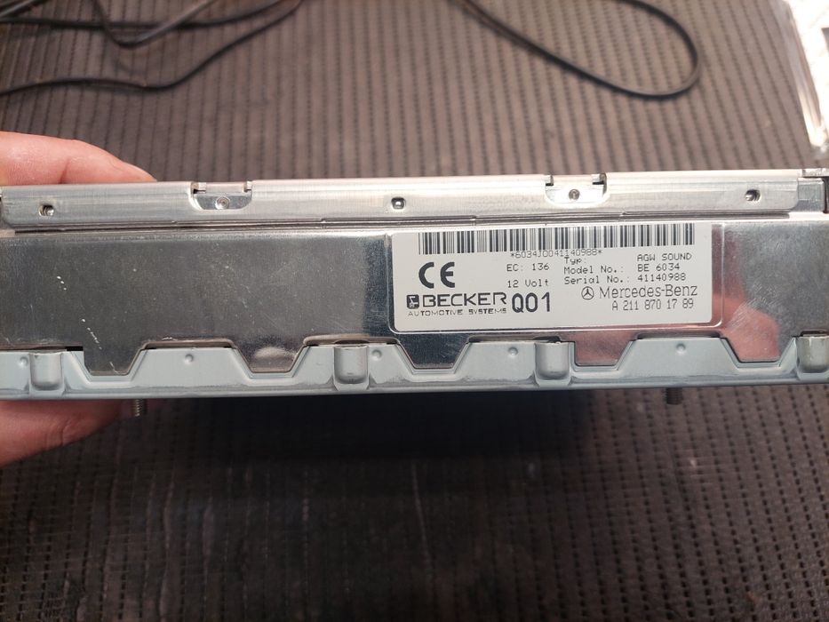 Mercedes w211 w219 amplificador original harman kardon becker