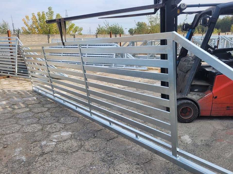 Brama przesuw. (6mx1,5m) poziom profil 80x20 ocynk PRODUCENT