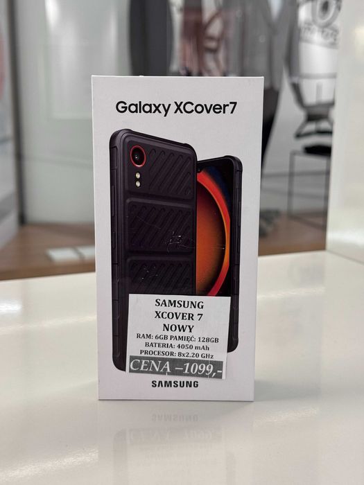 Samsung XCOVER 7 6/128GB NOWY Topcase Vivo *Raty 0%