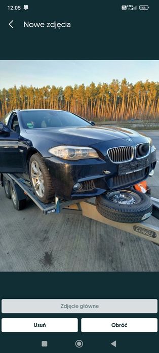 Karoseria Dokumenty Niemieckie BMW F11 535xd 313km Carbon schwarz 416