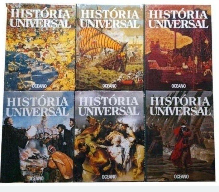História Universal - 21 livros novos com atualização nas caixas originais