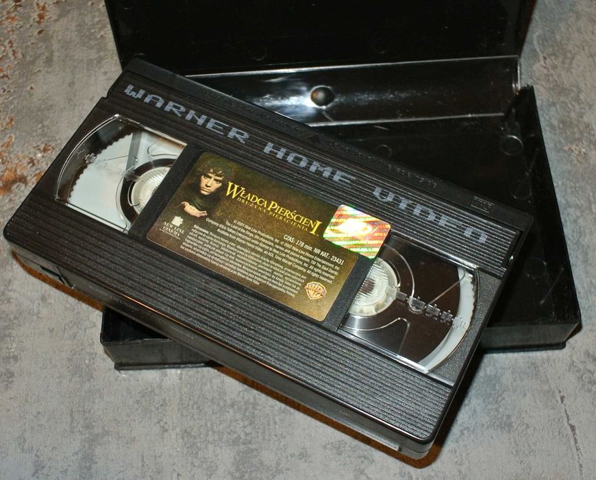 Kaseta VHS - Władca Pierścieni - Drużyna Pierścienia