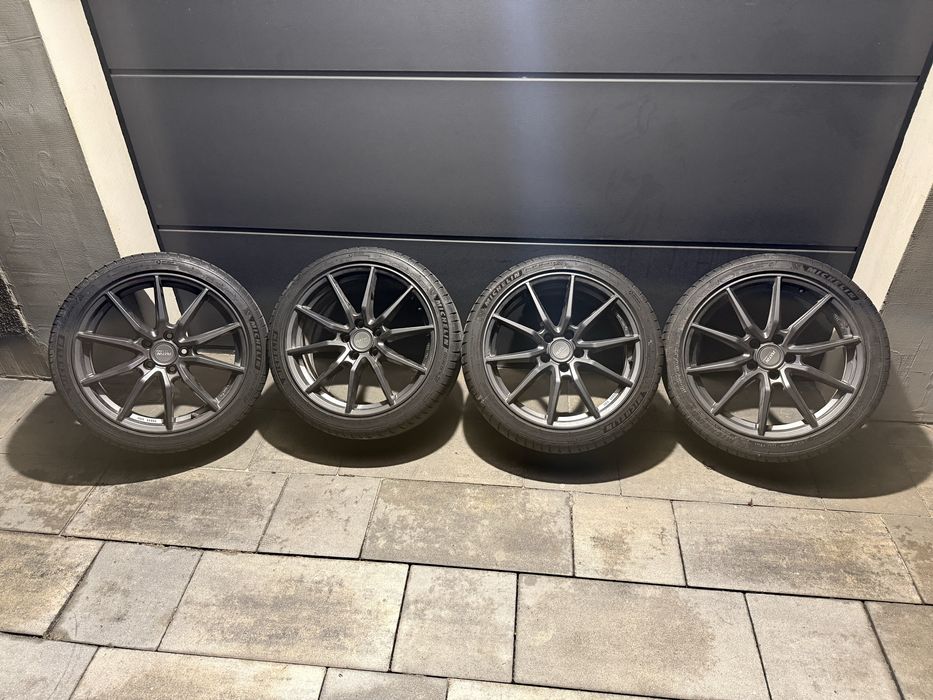 Koła 18” 5x112 ET45 8j michelin audi seat vw skoda golf leon a3