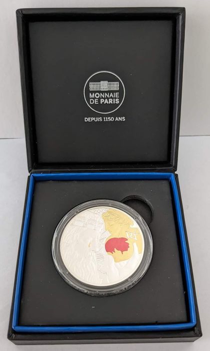 Moeda 10€ 2023 Prata Proof França Rei Midas