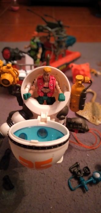 Rescue Boat, Deep Sea, Action Figures + Diving Suit + Accessories64740964505601124