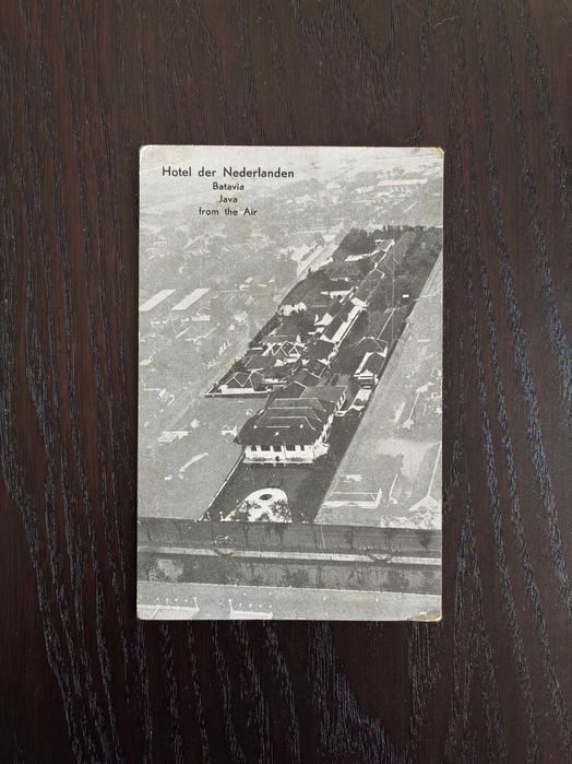 Postal Antigo / Hotel der Nederlanden Batavia Java From the Air (Kolff)