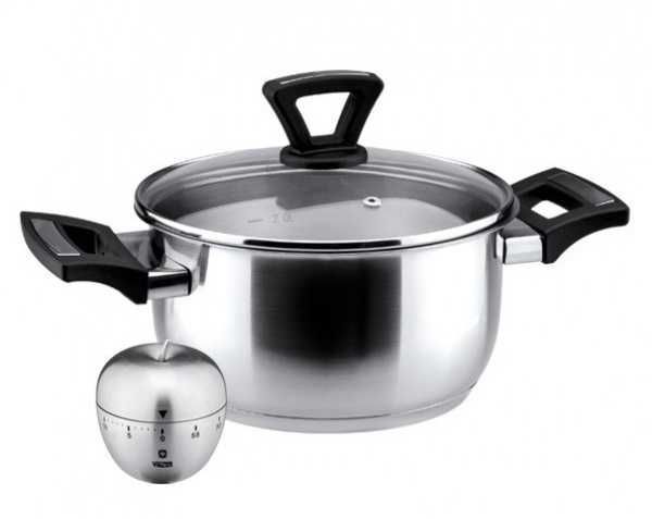 Коллекция от Vinzer  Series с таймером d 18 см. расч. 2,4 л.