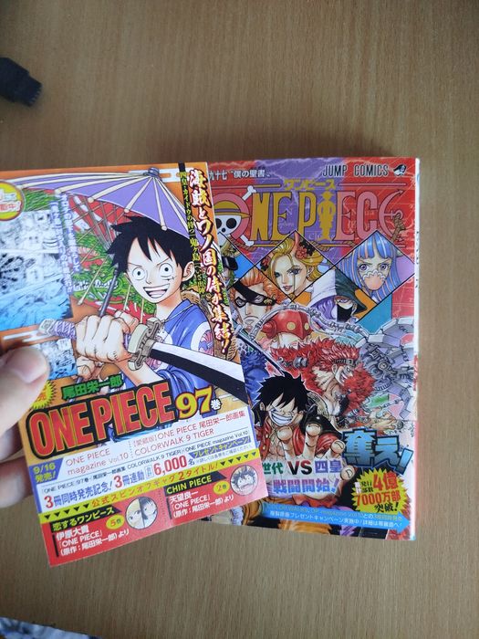 Манга Ван Піс японською, сет 95-100 том