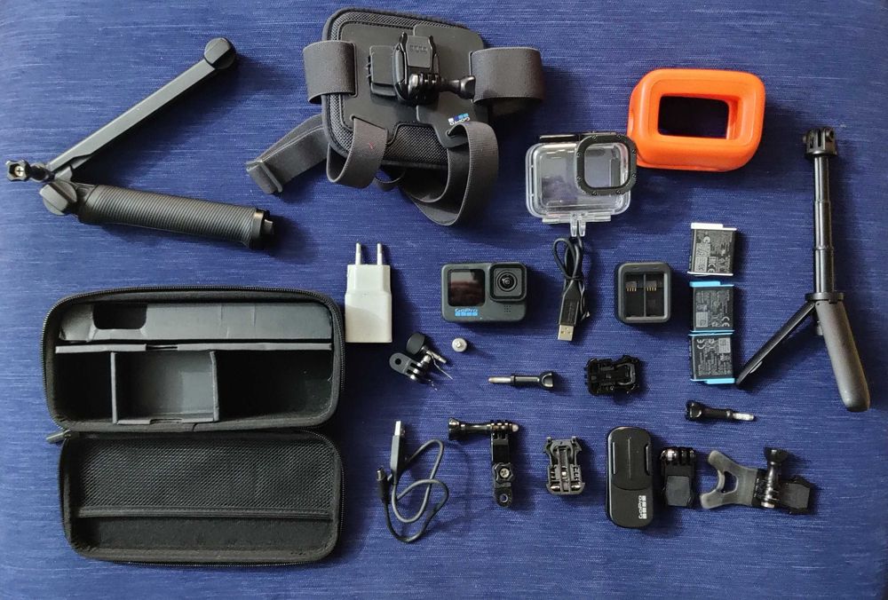 GoPro10 Black com todos os acessórios!