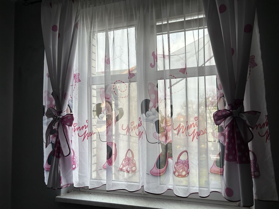 Firana z motywem Myszki MINNIE z Disneya