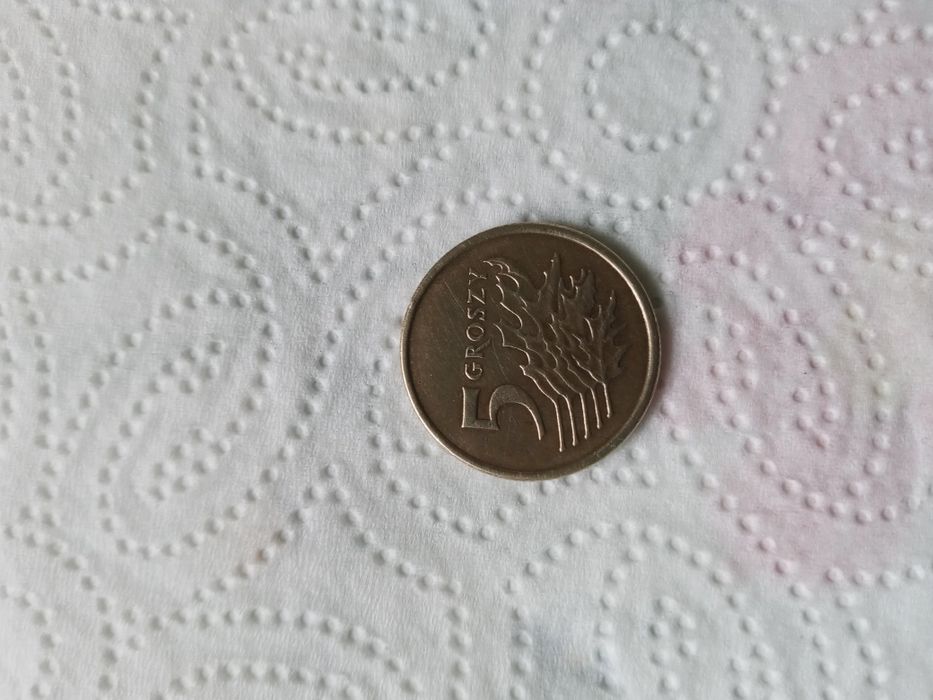 Witam mam do sprzedania monete 5 groszy destrukt bez zera