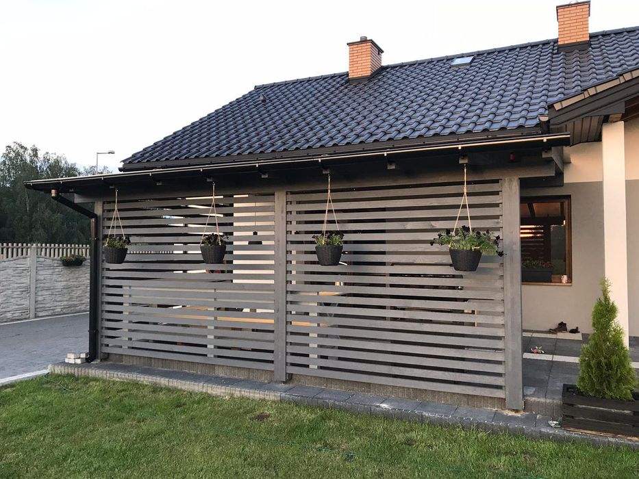 Taras Zadaszenie Wiata Pergola Drewno klejone KVH BSH