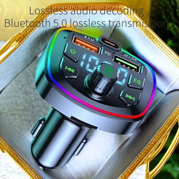 Transmiter mp3 Ładowarka samochodowa Bluetooth Q7