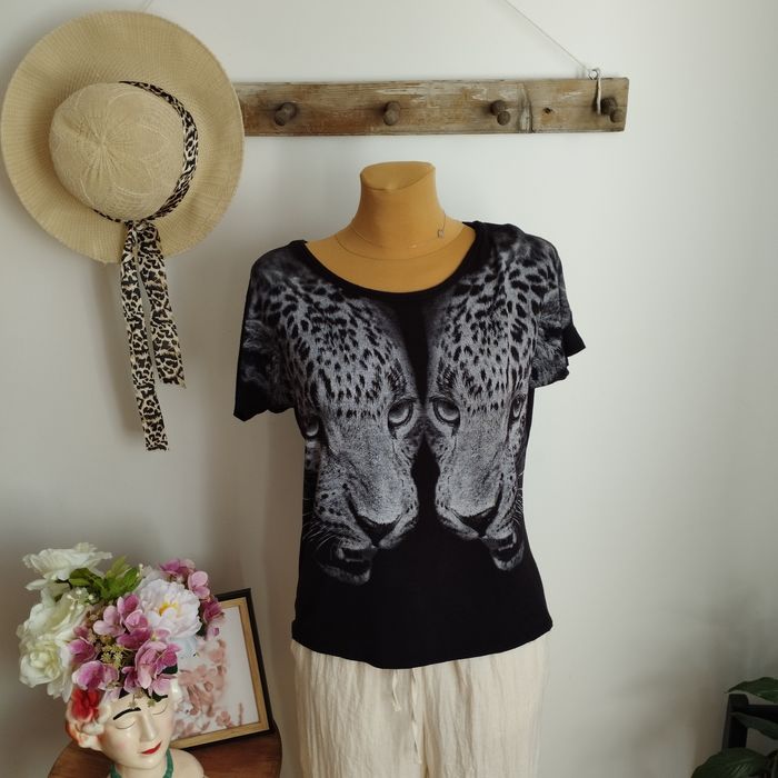 Czarna koszulka damska Forever, rozmiar S/M