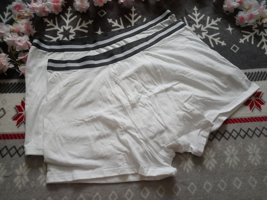 Find bokserki męskie, slipy 2XL 2szt białe