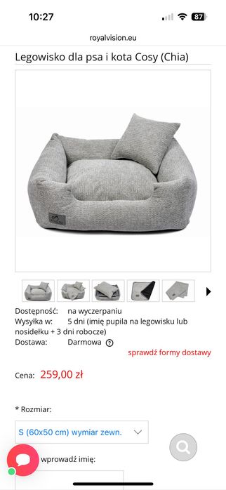 Legowisko dla psa