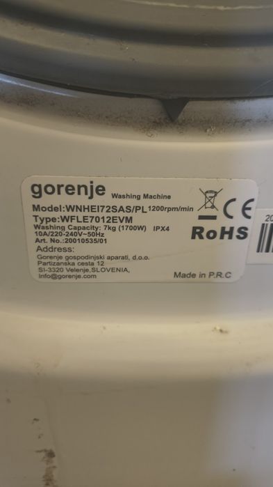 Pralka Gorenje 7kg