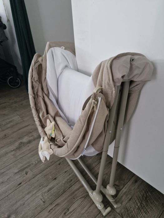 Kinderkraft leżaczek-łóżeczko beżowy