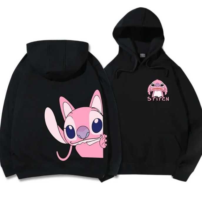 Hoodie Combinando Do Stitch E Da Angel Unissexo NOVO ENTREGA GRÁTIS