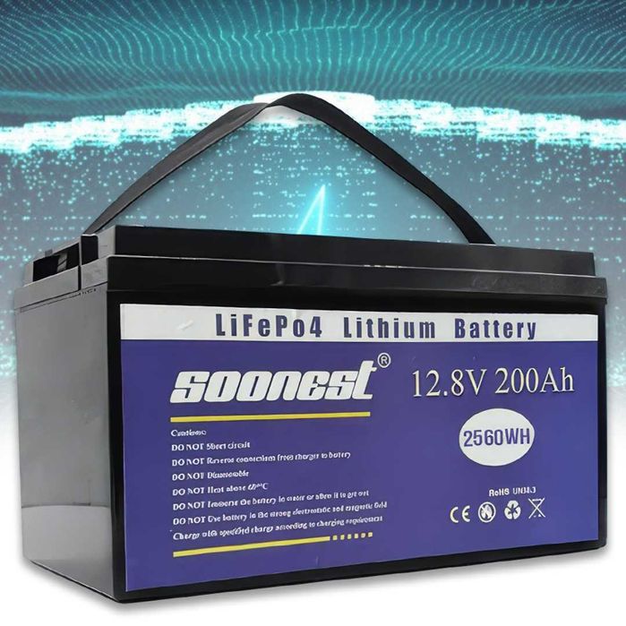 Акумулятор LiFePo4 SOONEST 12V 30/50/100/180/200A аккумулятор lifepo4