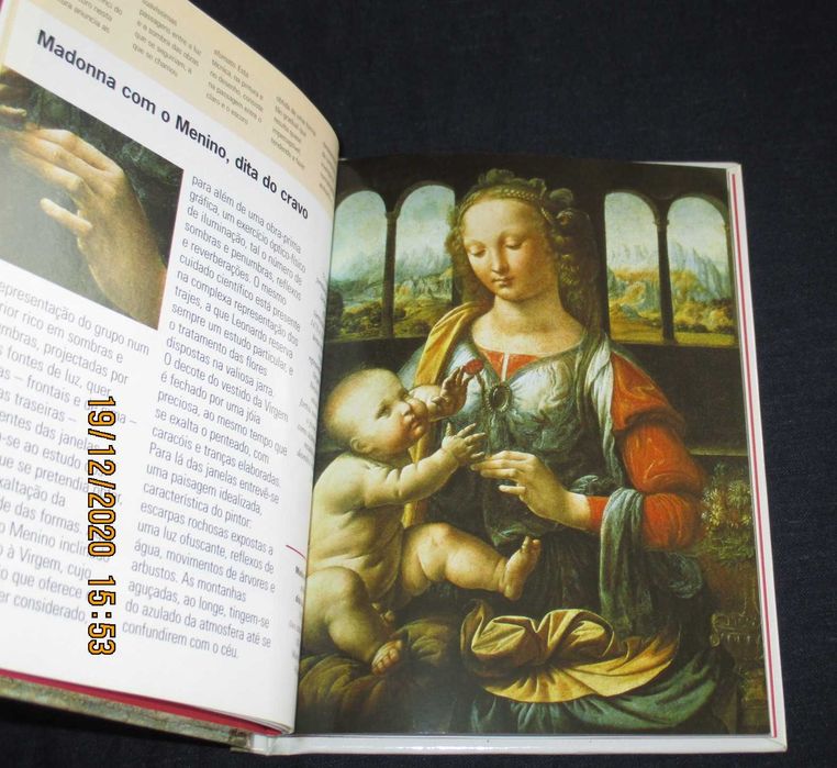 Livro Leonardo Da Vinci Mini-Galeria de Arte Asa