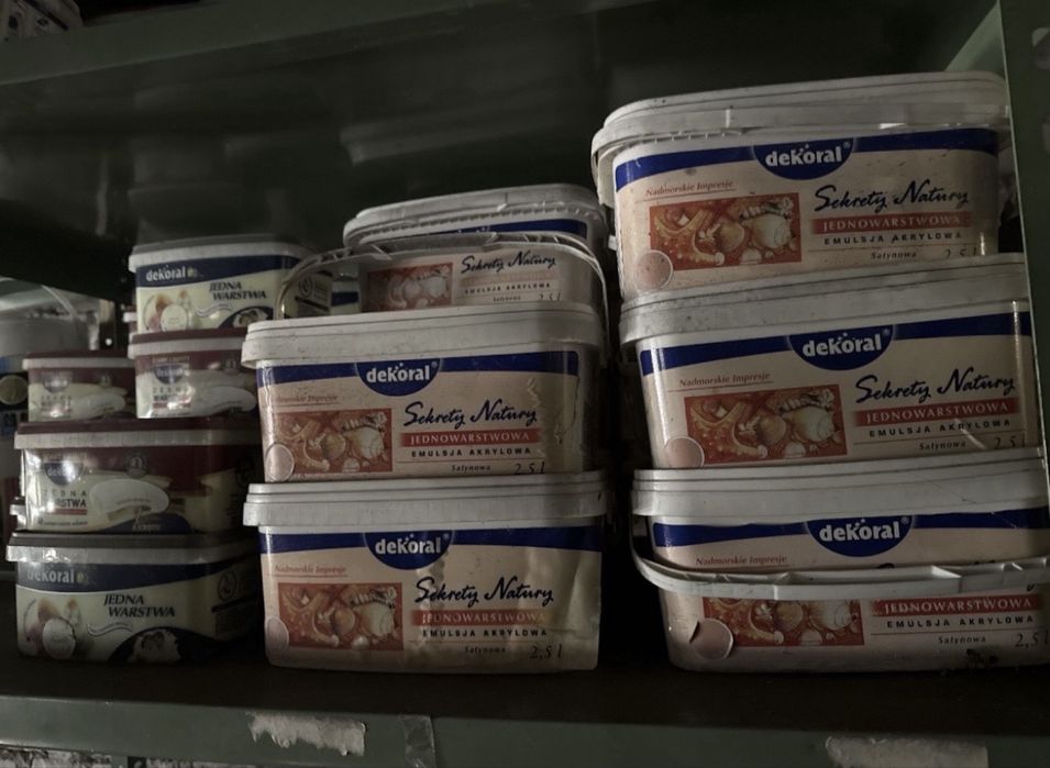 farby 2.5L dekoral Beckers 500sztuk Pakiet!