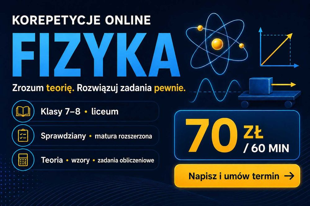 Korepetycje z fizyki