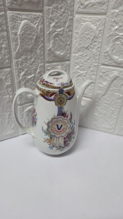 Bule e prato Limoges original. Novo com etiqueta