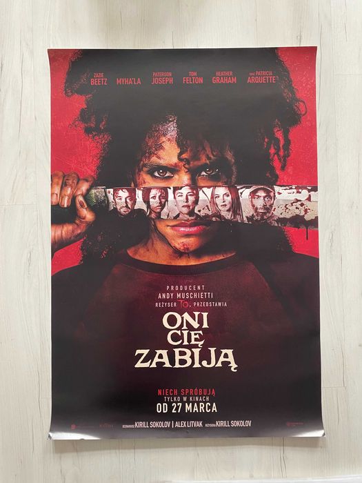 Plakat filmowy "Oni Cię Zabiją"